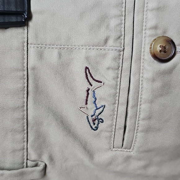 Greg Norman Golf Shorts Sz 34 Tan - Picture 6 of 11